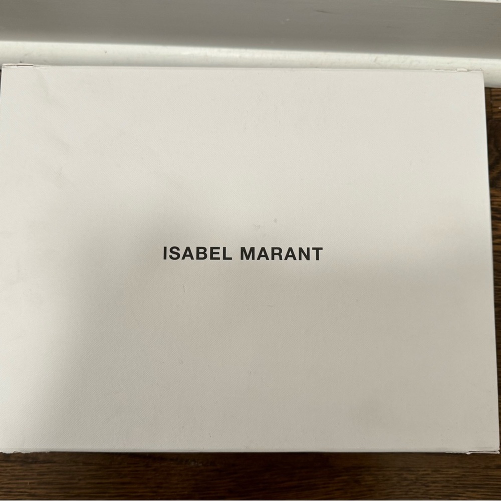 Isabel Marant Ecru Velvet Eyelet Sandals - Picture 7 of 7